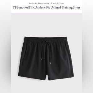 A&F athletic fit unlined gym short
